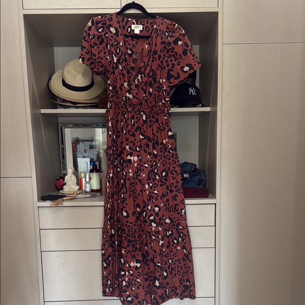 Leopard Print Maxi Dress